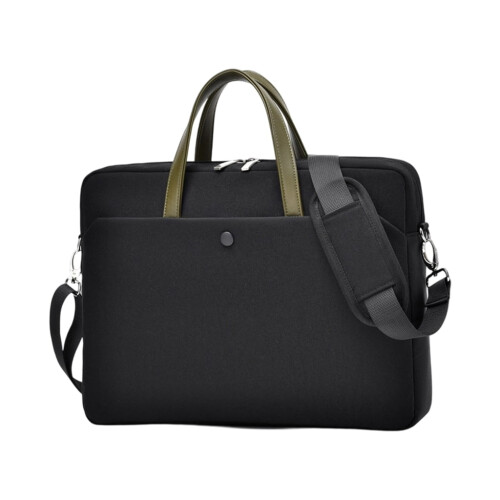 Scratch Resistant Single Shoulder Computer Bag Featuring Quick Access Compartment and Detachable Carrying Strap 1