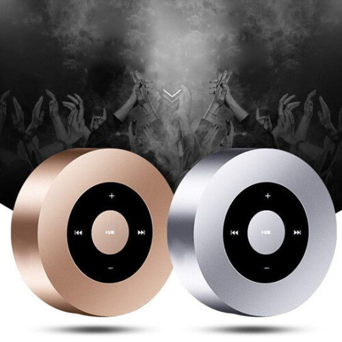 Minimal Metallic Bluetooth Speaker and MP3 Player 1