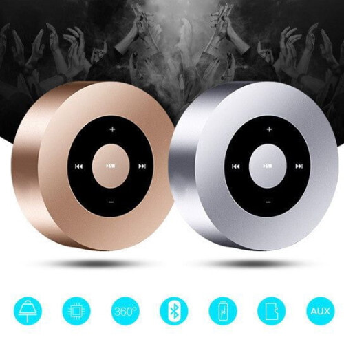 Minimal Metallic Bluetooth Speaker and MP3 Player 2