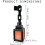 Φωτιστικό νυκτός με pixelated lantern – Φωτιστικό τοίχου/γραφείου LED 16 χρωμάτων, αφής και 3