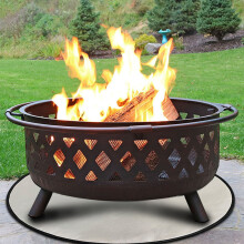 Díol Imréitigh! Mata Dóiteáin Homng F Bbq 1 phíosa, Ceap Dóiteáin Ceap Barbecue Ceap Ardteochta Ceap Dóiteáin Ciorclach