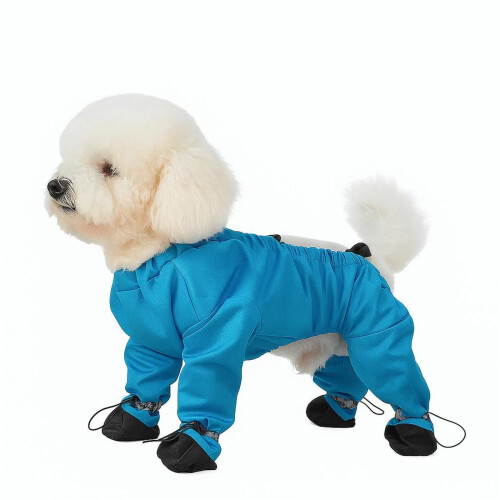 Botas de chuva para cães com calças com suspensórios – Impermeáveis,