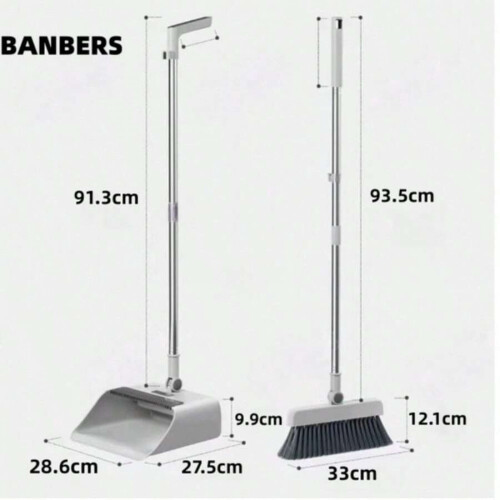 Ensemble balai et pelle 3 en 1 avec balai-brosse 1
