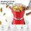 Moka Pot Espressomaskin 9-kopper rød 6