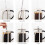 Καφετιέρα French Press 27oz, ανθεκτικό στη θερμότητα γυαλί, χωρίς BPA, φίλτρο 4 επιπέδων και 2