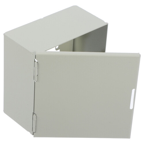 Cache-prise murale verrouillable vert clair, en fer, 12,4 x 12 x