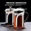 Καφετιέρα French Press 27oz, ανθεκτικό στη θερμότητα γυαλί, χωρίς BPA, φίλτρο 4 επιπέδων και 7