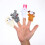 Adorable Finger Puppets Assorted Color 10Pcs Interactive Storytelling 8