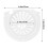 Mop Bucket Merchandise Basket Plastic White 1Set 2