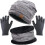 Set di 3 pezzi composto da cappello invernale, sciarpa e guanti touchscreen per bambini. 1
