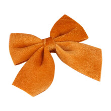 Yellow Velvet Christmas Tree Bows,2Pcs Tree Topper Bows for Holiday Decor