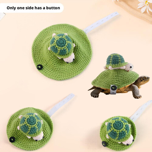 Gestrickter Schildkrötenpullover für Kleintiere – Grün 1