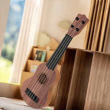 Dětská ukulele kytara, 4strunná mini kytara pro věk 1-4 roky, vzdělávací hudební nástroj, modrá – kompatibilní s raným vzděláváním