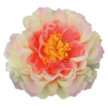 Broche de flor de peonía para mujer – Regalo para bodas, fiestas y San Valentín – Rosa, 5.1 x 5.1", compatible con solapas y vestidos.
