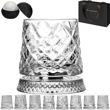 Whiskyglas Kristall 360 Kinetic Relief Boden