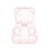 12 Pack Bear Shaped Plastic Containers with Lids for Storage and Organization Multi Purpose Empty Boxes Bulk Set 6