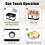 Sunny Side Up Egg Maker, 6-Egg Capacity Electric Egg Cooker for Hard, Medium, Soft Boiled & Poached Eggs, Multi-Functional Rapid Egg 6