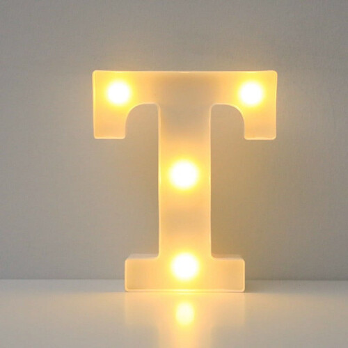AuroraX DIY Φωτιζόμενες διακοσμήσεις με γράμματα LED για τα Χριστούγεννα και την Ημέρα