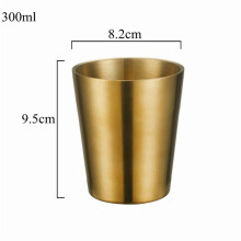 Chope à bière à double paroi en acier inoxydable 350 ml ou 500 ml