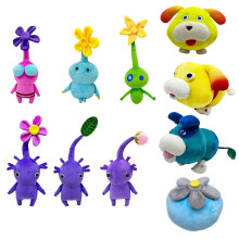 Lila Pikmin plyschleksak – Söt gosedjursdocka för spelfans, kompatibel med Nintendo Pikmin-samlarobjekt
