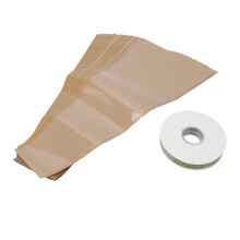 50 Stück braune Kraftpapier-Blumenbeutel 45x24x9 cm 500 g