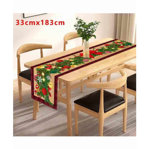 Bohemian Wrinkled Christmas Tablecloth Rectangular 2