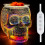Θερμαντήρας κεριού Rainbow Skull με χρονοδιακόπτη και λάμπα – Ηλεκτρικός αρωματικός 1
