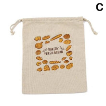 Sacs à pain en lin réutilisables avec cordon de serrage, grands sacs lavables, accessoires de rangement alimentaire, organisateur de cuisine non