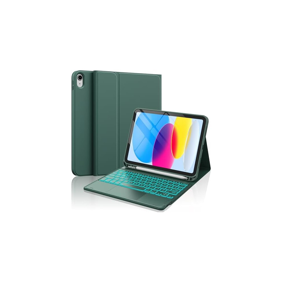 Ipad 10Th/11Th Gen Case With Keyboard, Backlight, Trackpad, 962125995602