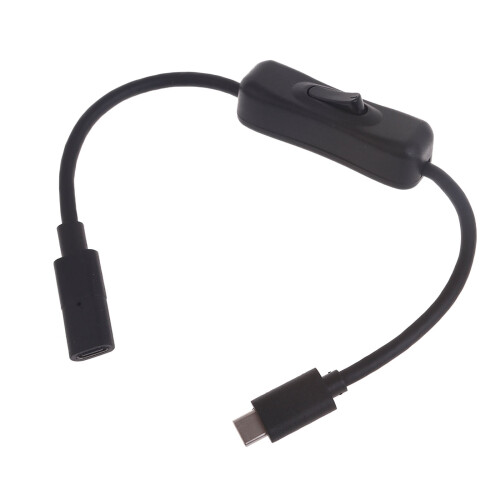 Καλώδιο USB C σε USB C τύπου C αρσενικό σε τύπου C θηλυκό με διακόπτες, καλώδιο