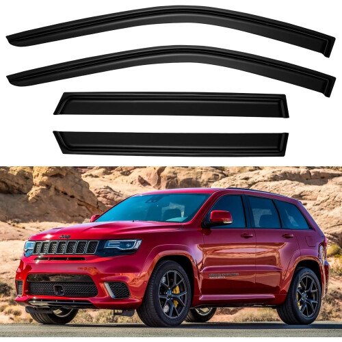 Ζελατινάκια παραθύρων για Jeep Grand Cherokee 2011–2021 (Εκτός L)