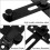 Κλειδαριές πόρτας αχυρώνα RUseeN2PCS, αναδιπλούμενες 180 από ματ μαύρο ανοξείδωτο 2