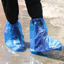 10 pares de cubrezapatos/fundas para botas de plástico desechables e impermeables para hombres y mujeres, para lluvia, uso en interiores y