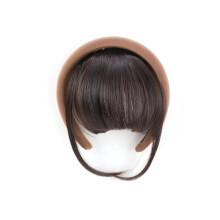 Afneembare hoofdband met synthetische neppony, synthetische pruiken met hoofdband en pony
