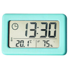 Simple clock, light and thin, temperature and humidity electronic clock, convenient clock