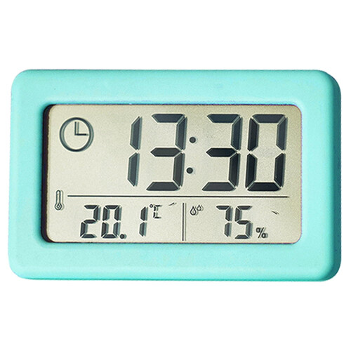 Simple clock, light and thin, temperature and humidity electronic clock, convenient clock