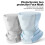 Summer Cycle Face Mask Windproof Running Neck Gaiter, Light Blue/ Grey 4