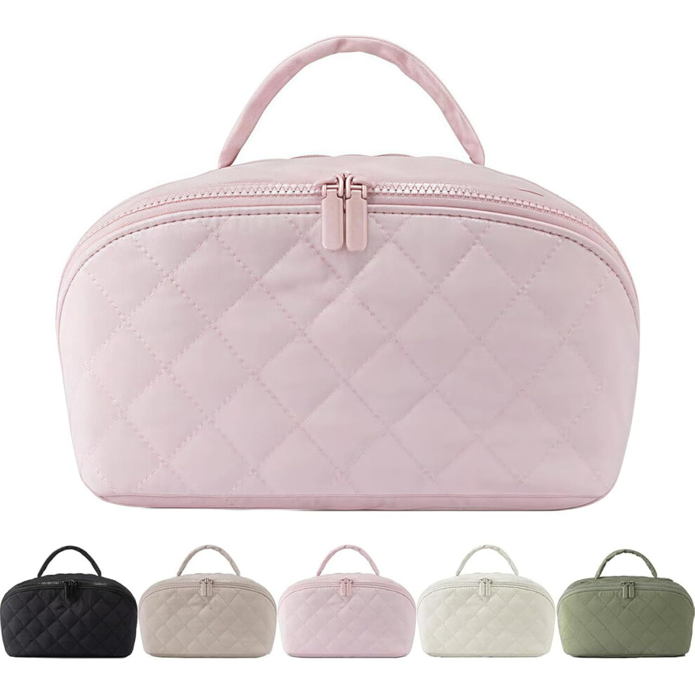 2026 New Illuminated Petition Makeup Bag for Women â Travel Toiletry & Brush Organizer, Large Capacity with Compartments, compatible with Petition