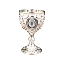 Calice vintage fait main, verre à liqueur en métal de 3 cl pour vin, liqueur, mariages bouddhistes et décoration intérieure – Compatible avec