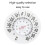 Window Thermometer Temperature Indoor/Outdoor Dial Round Suction On for Windows 2