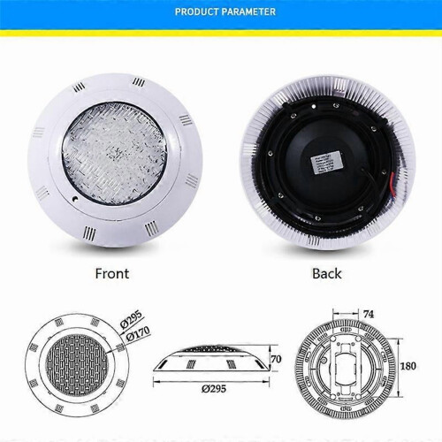 Φως πισίνας 35W Φως πισίνας με τηλεχειριστήριο RGB πολλαπλών χρωμάτων LED εξωτερικού 2