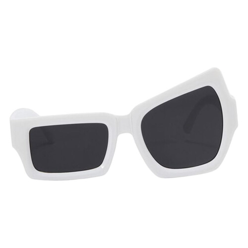Γυαλιά ηλίου, UV, Ρετρό Ασύμμετρα Unisex Γυαλιά Ηλίου, Αστεία Γυαλιά για Λευκό 1