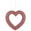 Valentine's Heart Glitter Wreath 12 Inch 2