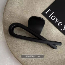 Einfache, große Haarspangen mit Krabbenmotiv für Damen und Mädchen, matt, Schildpatt-Optik, Schleife, Haarspangen, Haaraccessoires