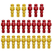 26Pcs Foosball Replacement Players 107mm Height Plastic Soccer Men Table Soccer Men Player Football Machine Accessories