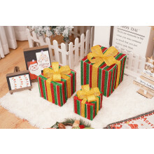 Leuchtende Weihnachtsgeschenkboxen, 3-teilig
