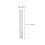 OULII 6-pack witte schuimcilinders 40x5x5cm 2
