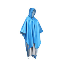 Outdoor Rain Poncho for Hiking Cycling, Lightweight Raincoat Ponchos Adult, Packable Rain Gear for Men Women, Easy Storage Coverage in Blue