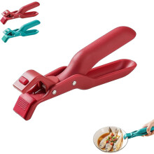 Pinzas para platos calientes Scarcelye – Clip multifunción antiescaldaduras para recipientes, soporte antideslizante de silicona para platos, apto