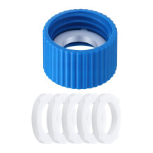 Bouchon de bouteille d'eau réutilisable et étanche avec 5 joints, sans BPA, facile à installer et à retirer, compatible avec les bouteilles